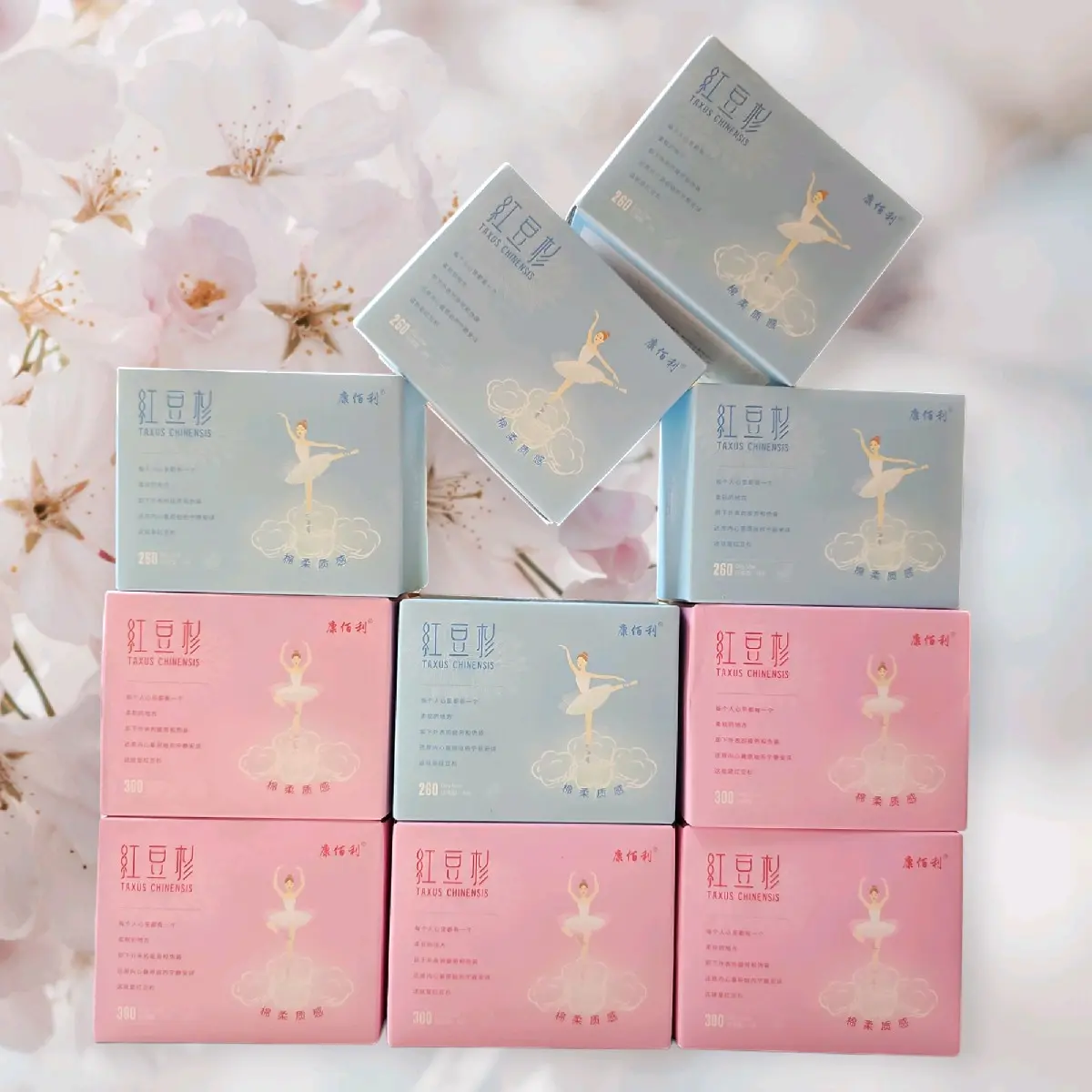 Kangbaili - Combo 10 hộp Băng vệ sinh Hồng Đậu Sam Phiên bản Mới, siêu mỏng, thấm hút cưc nhanh, không sợ thấm ngược, an toàn cho da. Thiết kế sang trọng, đẹp mắt. Nữ nhiều gói an toàn Women