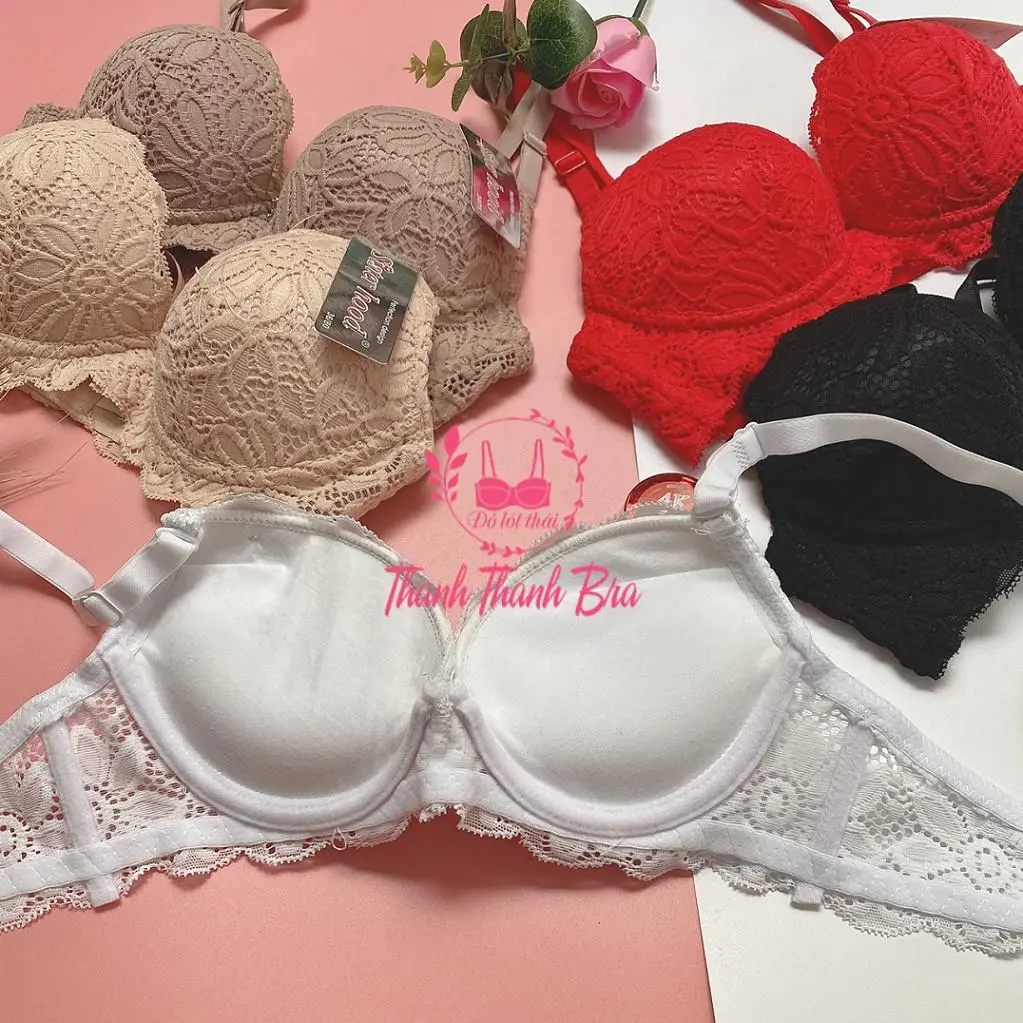Áo lót Ren Thái Lan nổi bật nâng đẩy mạnh mút mềm Sisterhood 2055