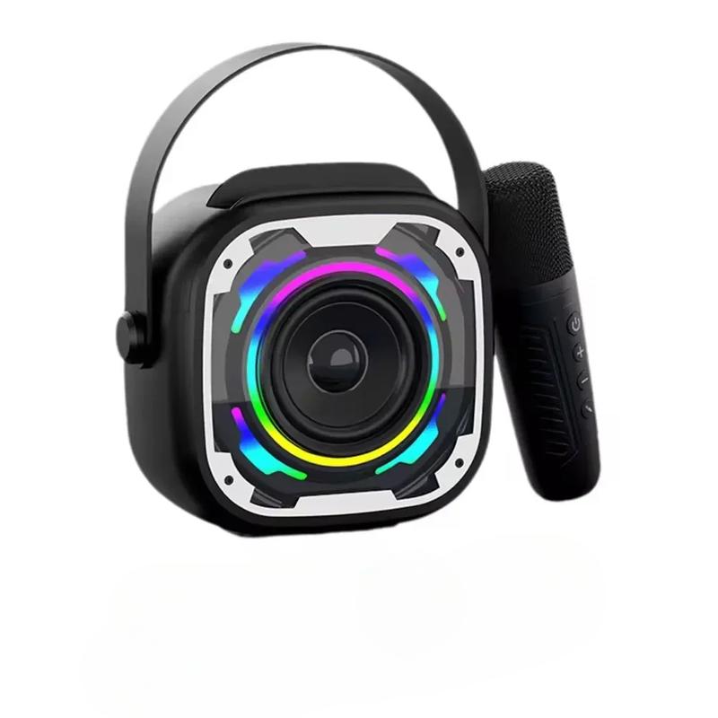Original + FREE Shipping High Quality Private mode V11 wireless bluetooth speaker singing with microphone home Karaoke audio microphone integrated portable Stereo Music Player Outdoor Speaker 3