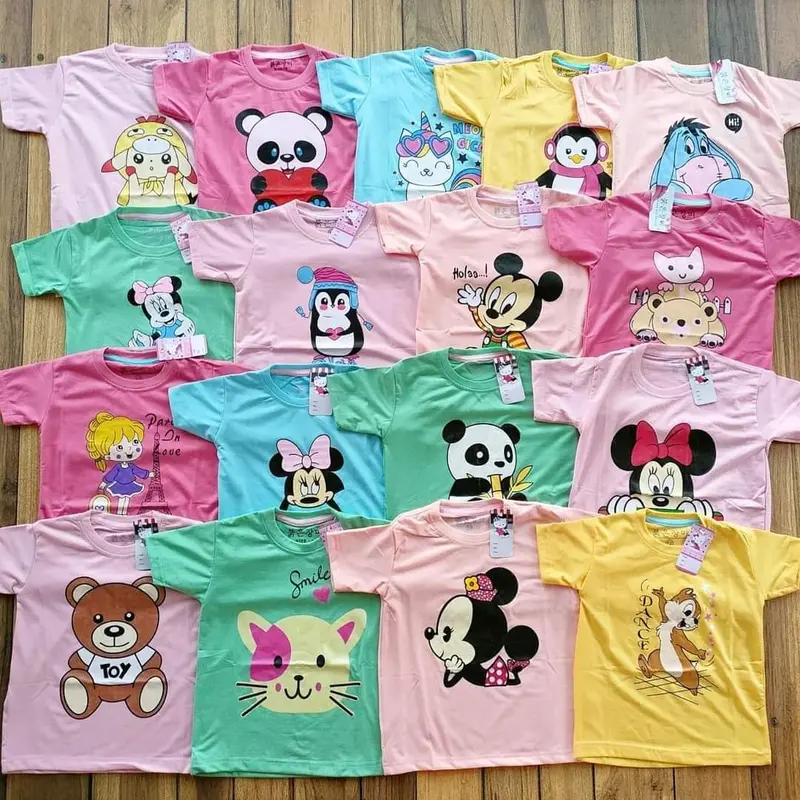 KAOS IMPORT ANAK 1 - 7 TAHUN ( 3 PCS ) 6