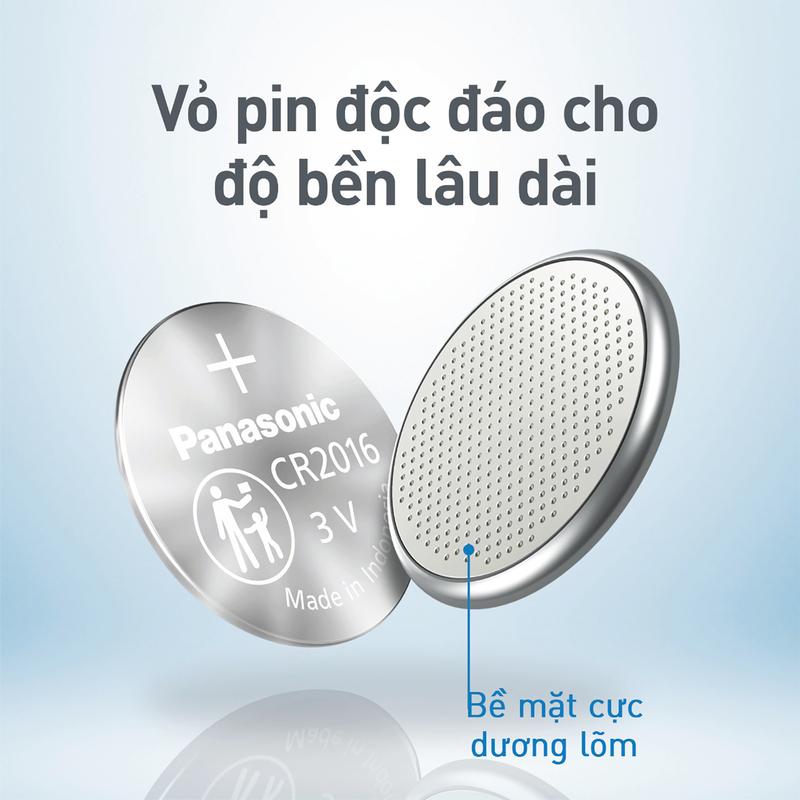 Product Introduction of Vỉ Pin nút Panasonic 3V CR-2016/5BN (1 viên/5 viên) - Hàng chính hãng 0