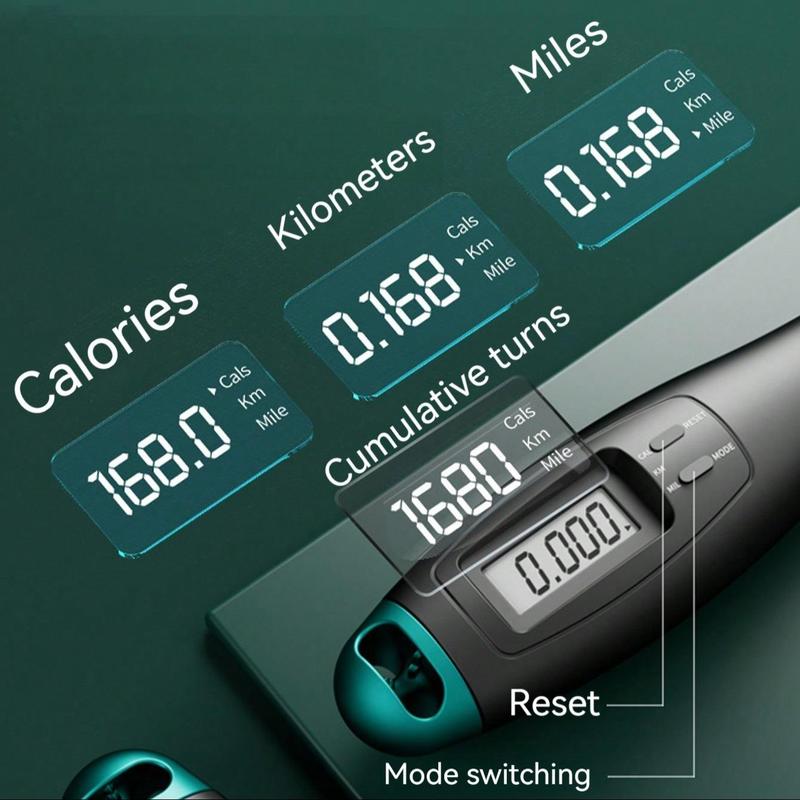 Product Introduction of LCD Screen Counting Skipping Rope, Adjustable Jump Rope, Gym Tool, Indoor Outdoor Exercise Accessories 11