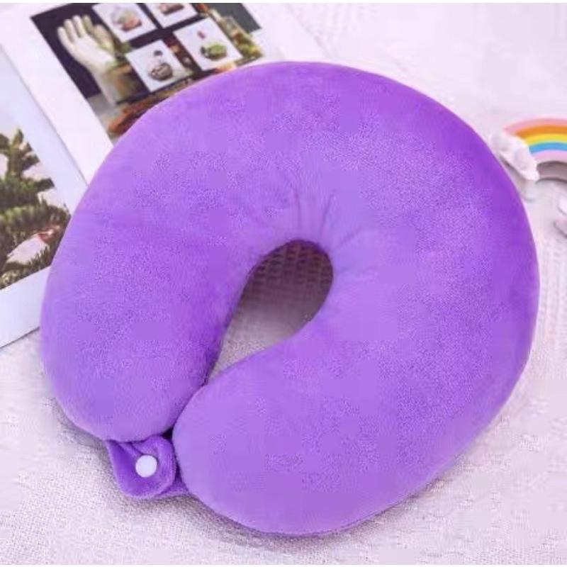 Product Introduction of [Ship From Philippines] Simple Plush Driving Travel Neck Pillow Nap Pillow Lunch Break Neck Pillow Travel Plane Car U-Shaped Pillow 12