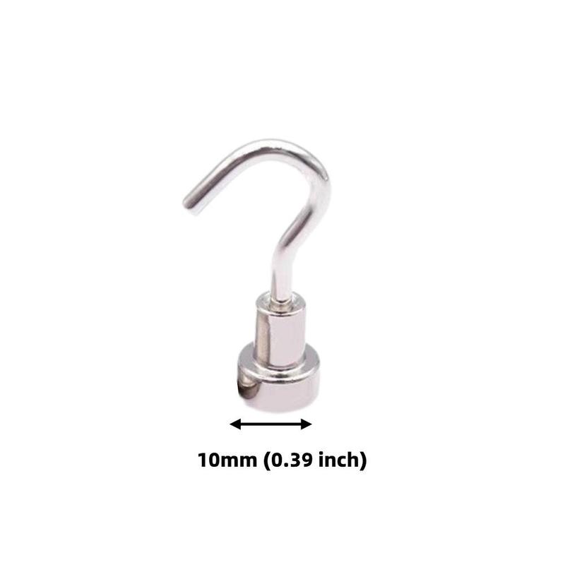 Strong Neodymium Magnetic Hook, Circular Magnet Hook for Kitchen, Garage, BBQ Tools, Indoor/outdoor Use 1