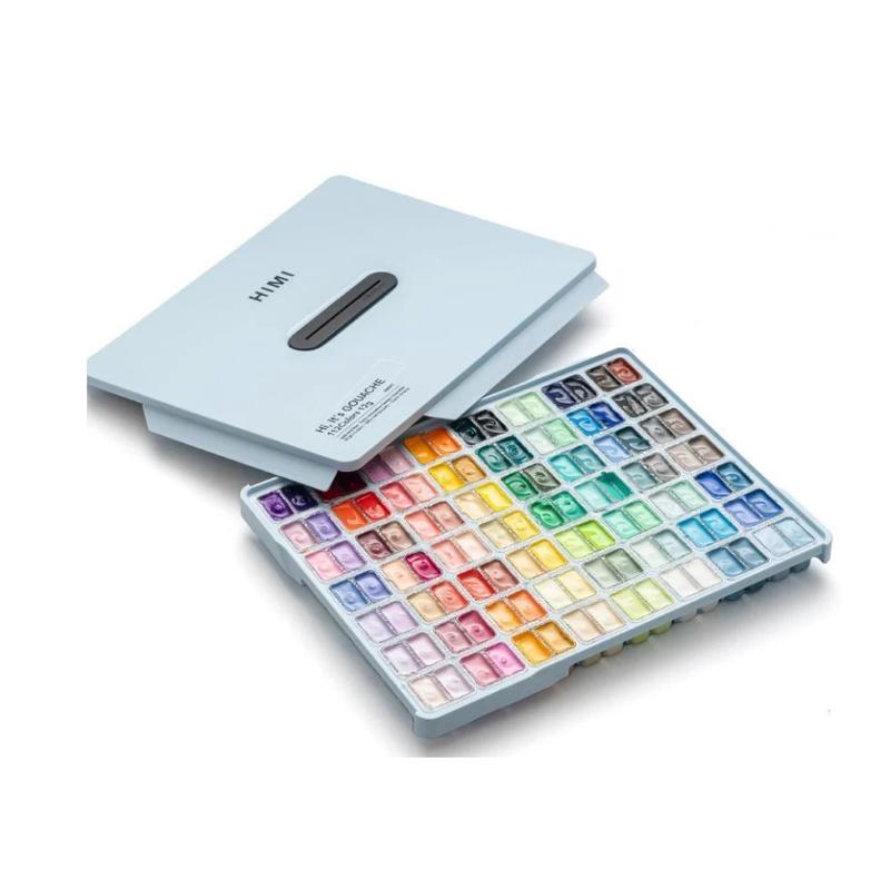 Bộ 112 Màu Gouache HIMI Sinh Đôi HIMI Twins PHIÊN BẢN MỚI