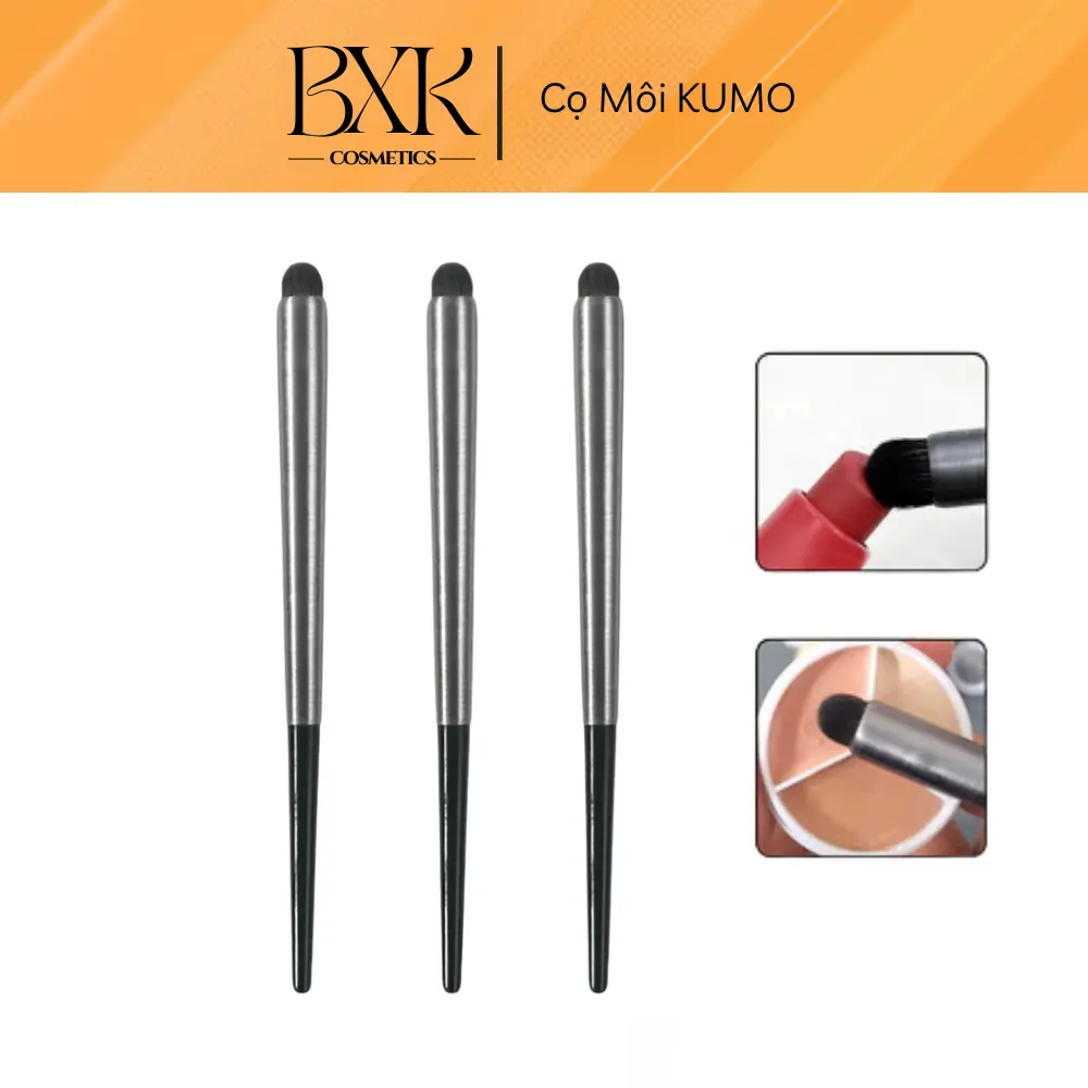 Cọ Tán Son Môi Che Khuyết Điểm KUMO Đầu Tròn Đa Chức Năng Tiện Lợi BXK COSMETICS