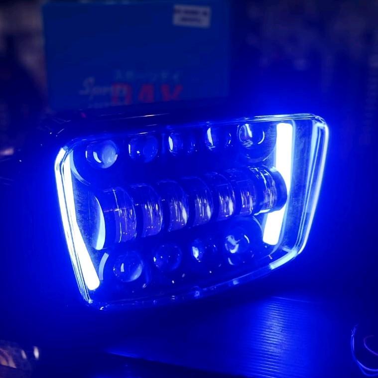 Reflektor Daymaker ui Lampu depan RX king set Batok plus Kupingan Lampu cnc RX king Daymaker Rx king 1