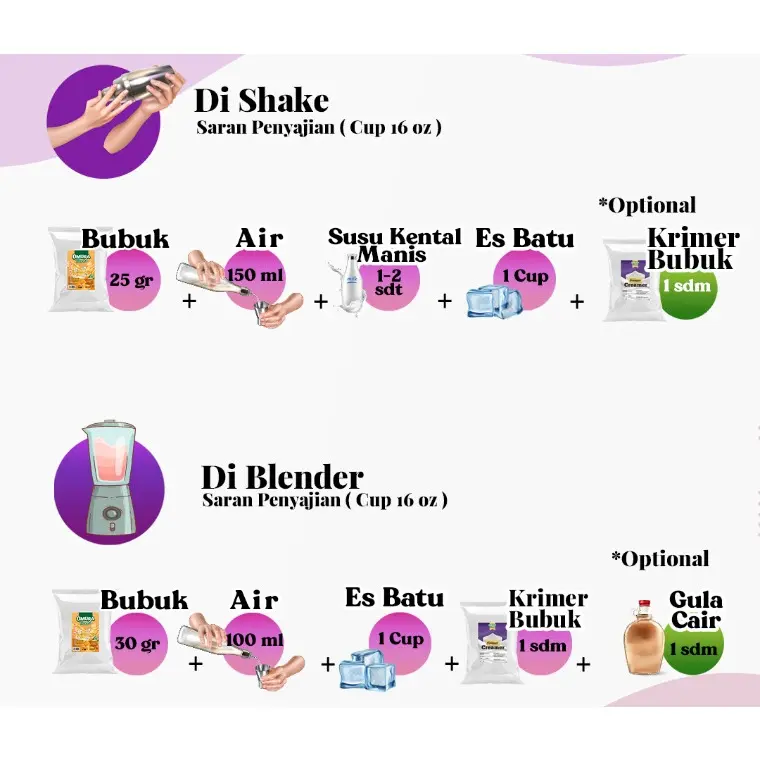 OMURA Blend Bubuk Minuman Rasa Tiramisu Powder Drink 1 Kg Omura Powder 1
