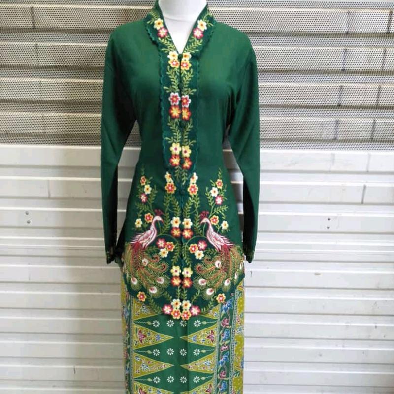setelan kebaya encim cendrawasih/katun Ima premium/kebaya encim Katun 0