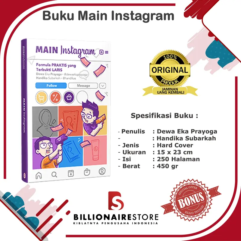 Buku Main IG Dewa Eka Prayoga 0