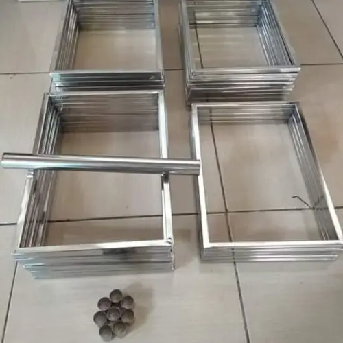 bingkai kue kering perata adonan Stainless 3