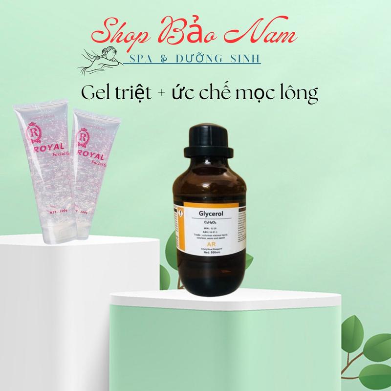 Gel Ức Chế Mọc Lông Sau Khi Triệt Lông Wax Lông Chai 500ml Dùng Cho Cá Nhân Spa Thẩm Mỹ Viện Cạo Râu Women Dưỡng Da Waxing