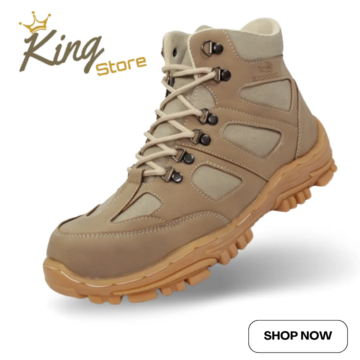 Sepatu Safety Ujung Besi Proyek Kerja Lapangan Tracking Crocodile Endure Murah Shoes Pria Boots