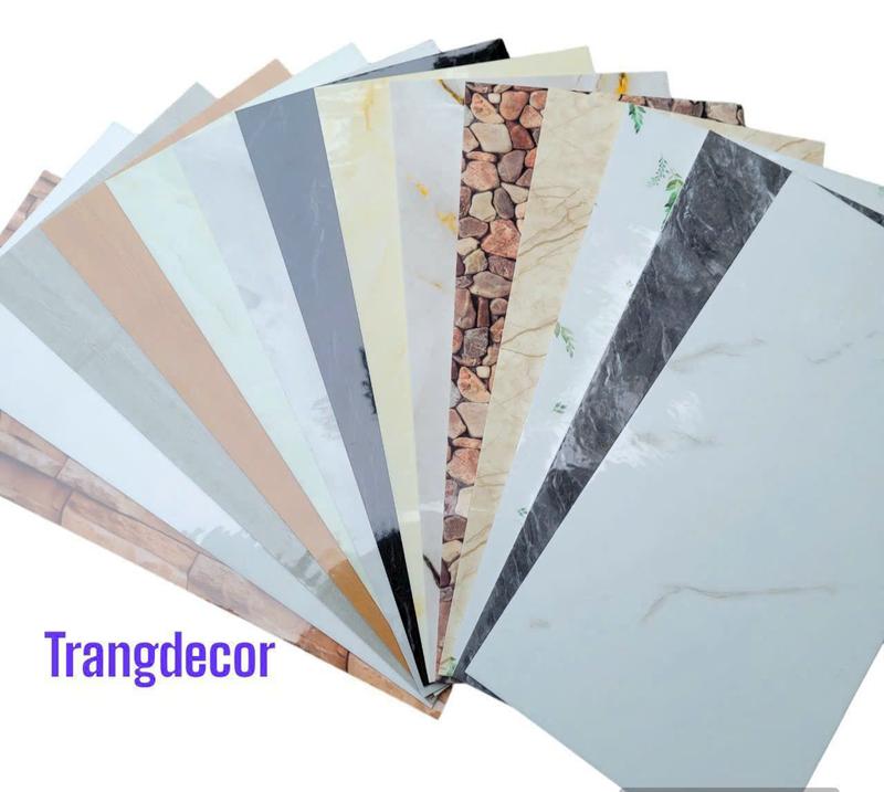 Combo 50 Tấm Xốp Dán Tường PVC Ốp Tường Decor Nhà Cửa,Phòng Khách,...Có Sẵn Keo Dán KT 60*30cm. sét quà, quà, hộp quà, set quà