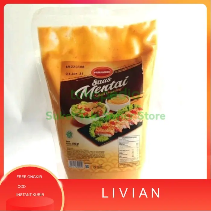 mvr Saus Mentai Prima Agung 500gr High Quality Halal