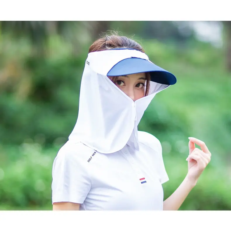 Khăn trùm - khẩu trang chống nắng chơi golf - Chất liệu mát lạnh kết hợp mũ chặn tia UV bảo vệ da - dùng cho cả nam nữ. Khăn Trùm PGM Chính Hãng Phụ Kiện Sport Đội Đầu Nón Thun
