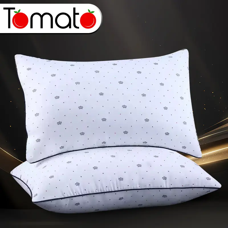 [1 Ruột gối bông gòn] - TomatoPicks họa tiết vương miện cao cấp, kháng khuẩn kích thước 45x65cm ruột  gối 4