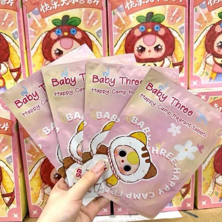 Set 10 Miếng Lẻ túi thơm Blindbox Baby Three dạng túi mù với mùi hương random