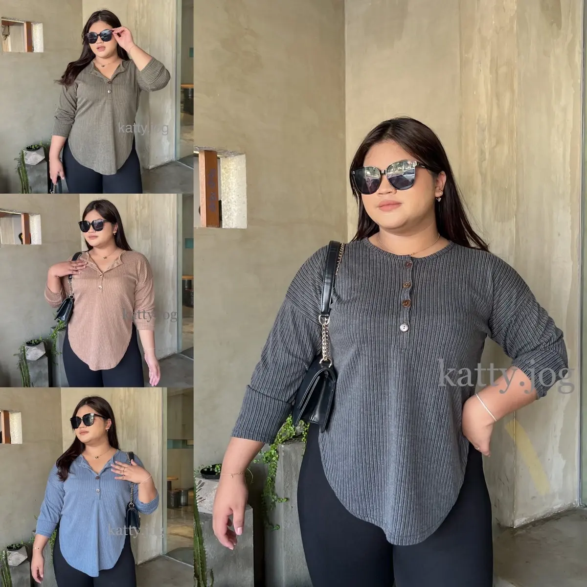 KATTY.JOG - NAGITA BLOUSE ATASAN BIGSIZE