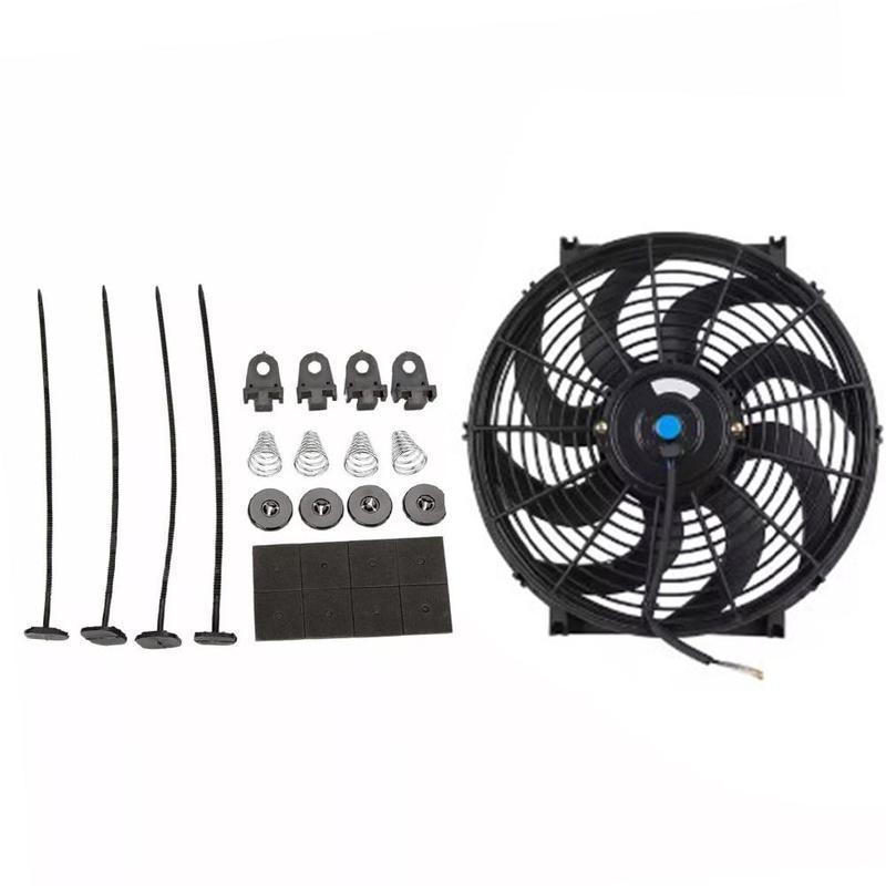 High Performance Cooling Fan Engine Cooling Fan 12V 14 Inch Car Cooling Fan Kit 4