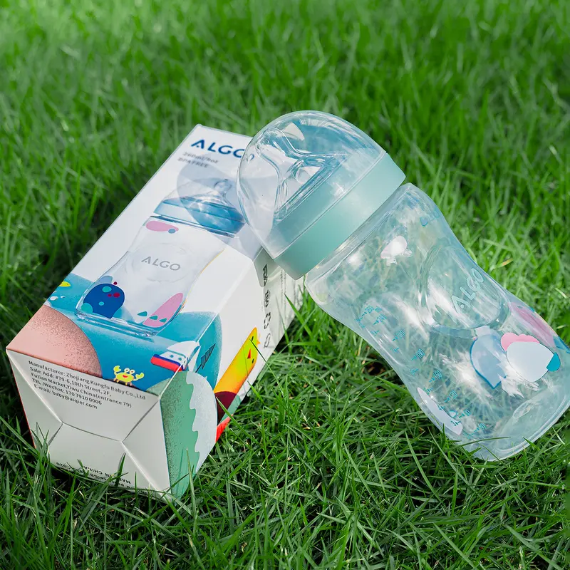 Bình Sữa Trẻ Em Bé Polyethylene Alamiah, Cho Trẻ Sơ Sinh, Bình Cho Con Bú, Có Núm Vú Silicon, Không Chứa BPA, Có Kích Thước 260ml Và 330ml, Có Sẵn Trong Phụ Kiện Bình Sữa Trẻ Em 8