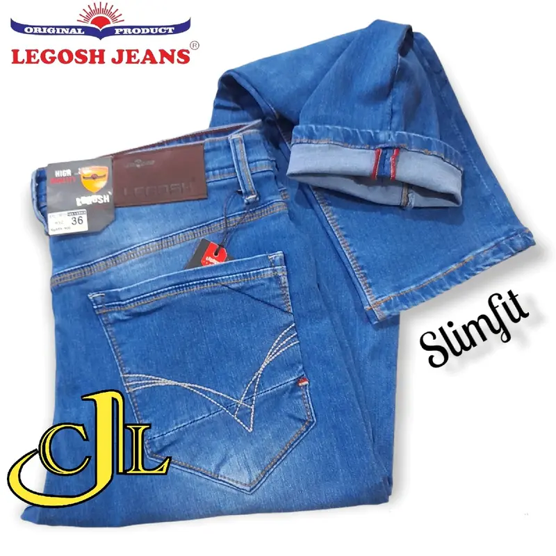 celana slimfit pria original legosh stret/ melar bahan shof jeans tebal  Skinny Pensil 3