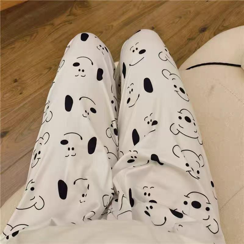 Product Introduction of Seluar Piyama Berpetak untuk Wanita, Serbaguna dan Boleh Dipakai, Sesuai untuk Berjalan, Seluar Panjang Tunggal Pants Linen 21