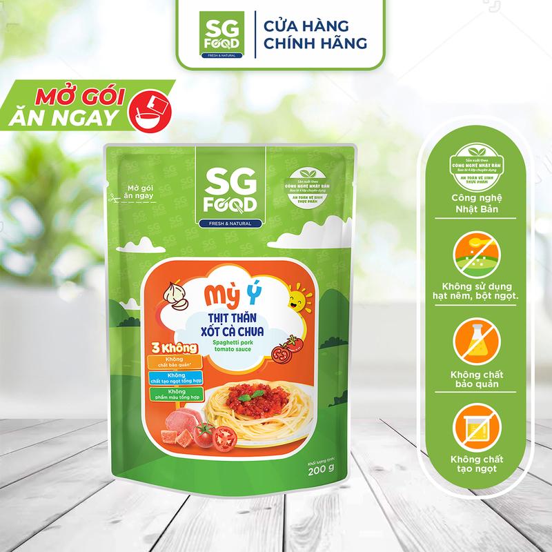 Mỳ Ý SG Food Thịt Thăn Xốt Cà Chua 200g