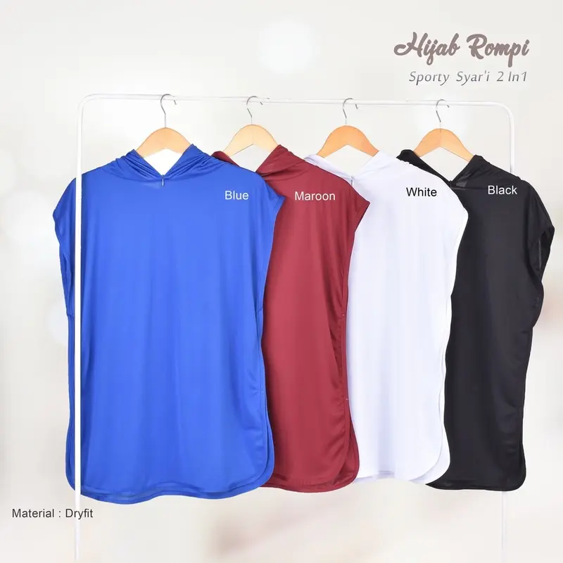 Hijab Sport Rompi 2 in 1 1