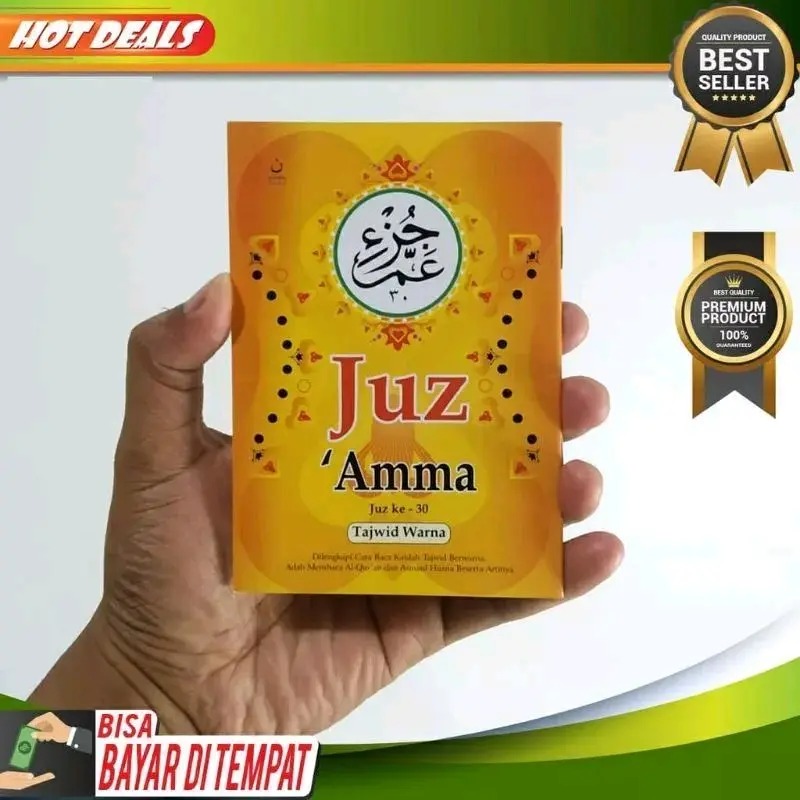 1 lusin Buku Juz 'Amma Tajwid Warna saku kecil 9,5x13 cm kertas glossy art paper premium + Asmaul Husna - Pustaka Nuun - Al-Qur'an Alquran Quran Juz Jus Ama ke-30 anak