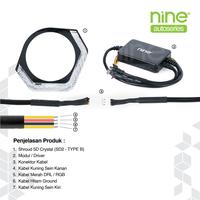 Gambar LUXIMOS Shroud Hexagonal 2,5 Inch RGB Akrilik 5D App Welcome Mode Angel Eye Modul Bluetooth App SD2B - NINE AUTOSERIES - SD2-B dari Nine Autoseries Surabaya Kab. Sidoarjo 4 Tokopedia