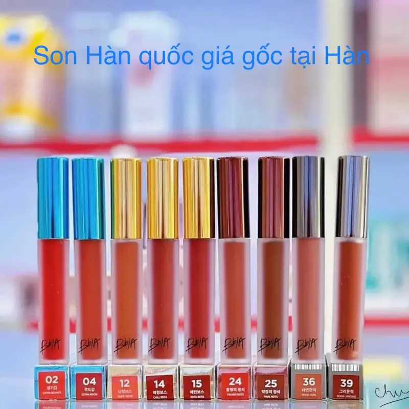Son kem lì không trôi 5g hàn quốc đủ màu 0