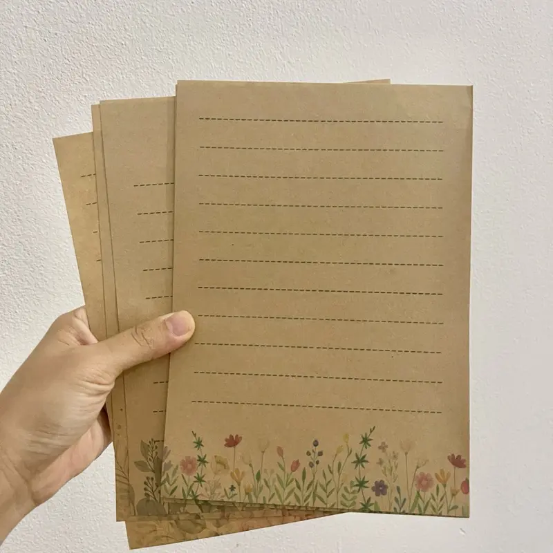 Combo 5 tờ Giấy viết thư Vintage 0