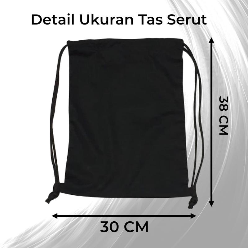 Tas Serut Olahraga New Stringbag Waterproof Pria Wanita Orang Tua 1