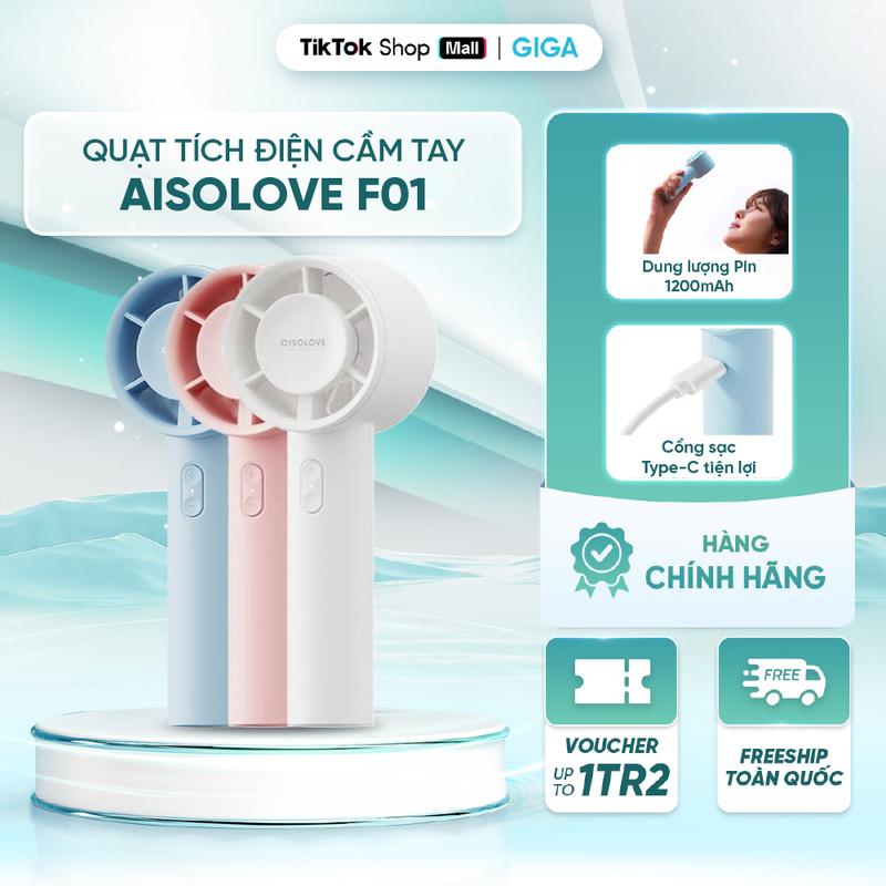  Quạt tích điện cầm tay Aisolove F01 