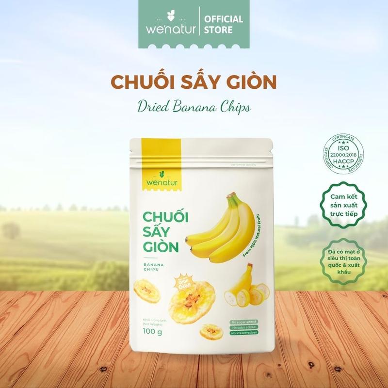 Mít Sấy Giòn Không Đường We'natur 100g