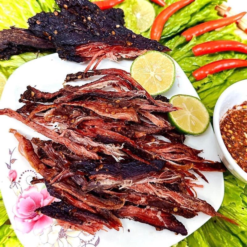 200g thịt trâu gác bếp kèm chẩm chéo đặc sản vùng núi cao Tây Bắc Ăn Vặt Snack 1