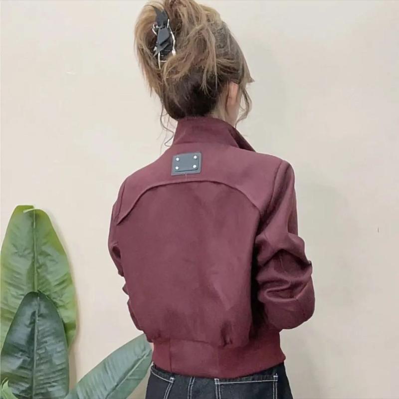 Product Introduction of Unique Super Nice Short Coat for Women 2024 New Top-Selling Product Fashion Western Style Youthful-Looking Beautiful Top Spring and Autumn Womenswear Jackets Lingerie Comfort Outerwear Basic Casual Longsleeve Minimalist 6
