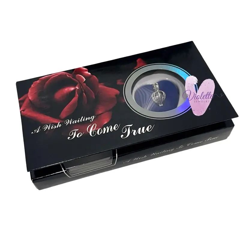 Wish Pearl Necklace / Kalung Mutiara dalam Kerang (Black Rose) 0