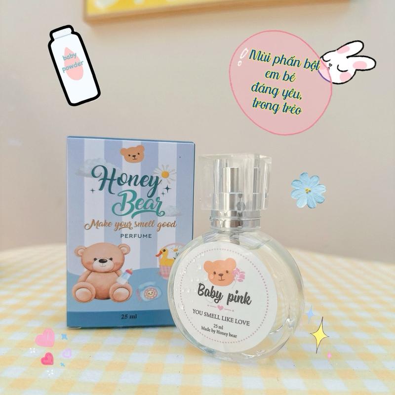 [Mua 2 tặng 1 Fullsize]Nước hoa Honeybear mùi phấn em bé ngọt ngào đáng yêu 25ml 1