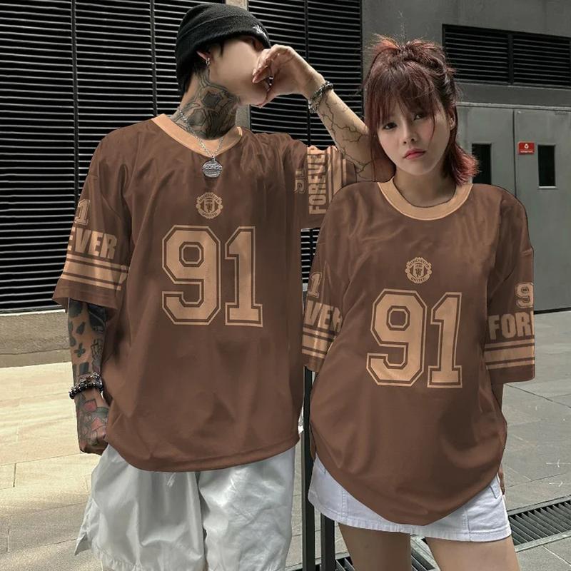 Product Introduction of Áo Thun Cặp Đôi, Áo Ngắn Tay In 3D, Áo Thun Bóng Rổ Nhanh Khô Mùa Hè, Dành Cho Nam Giới, Áo Thể Thao Thời Trang, Áo Thun Ngoại Cỡ, Thích Hợp Cho Năm 2025, [Thanh Toán Khi Nhận Hàng] 7