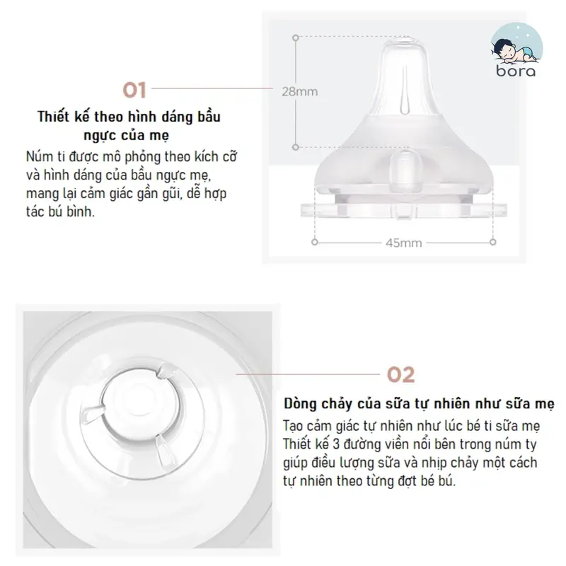 Núm ti Moyuum Hàn Quốc đủ size 1 - 4 Cam kết chính hãng 4
