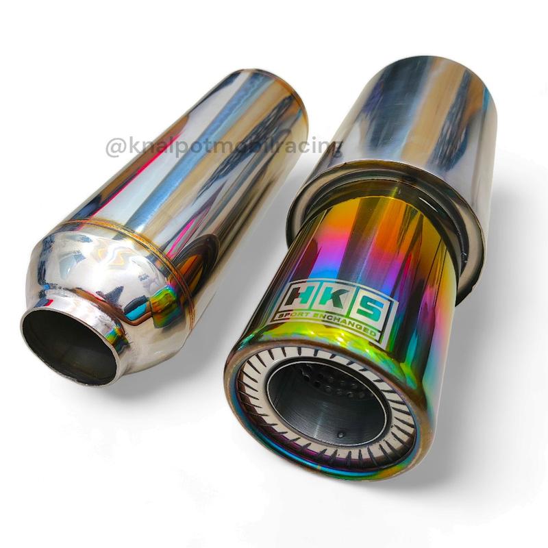 Product Introduction of HKS Sport Knalpot Mobil Racing Tipe Bass Soft untuk Kendaraan Harian Anda suara adem Motorcycle 3