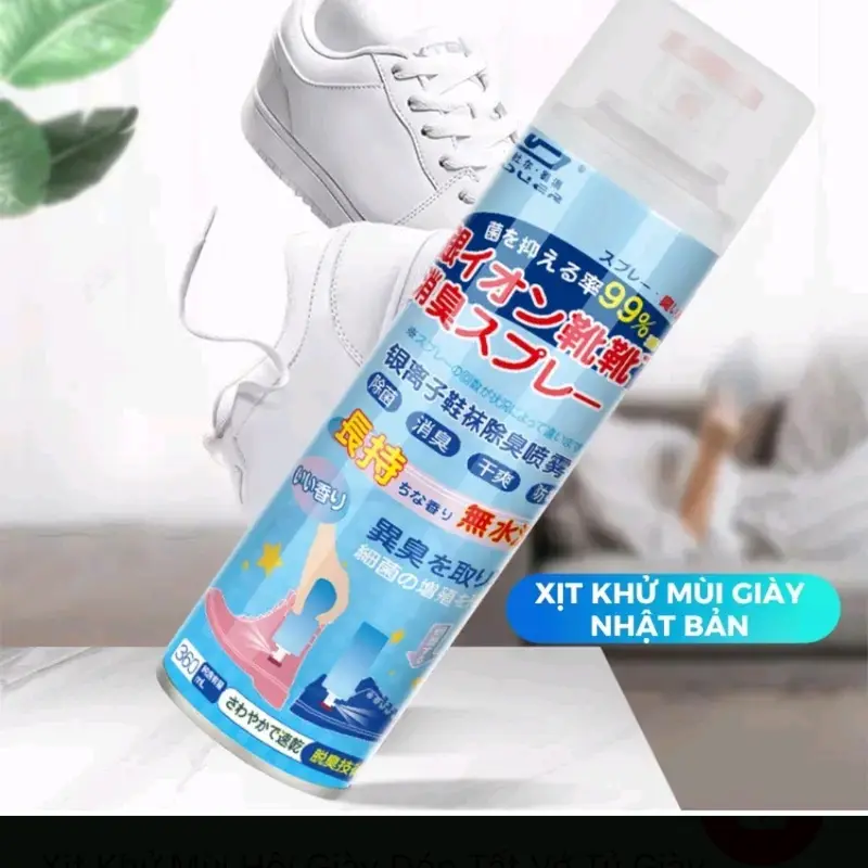 Combo 2 Chai xịt khử mùi giầy dép Xịt giày 4