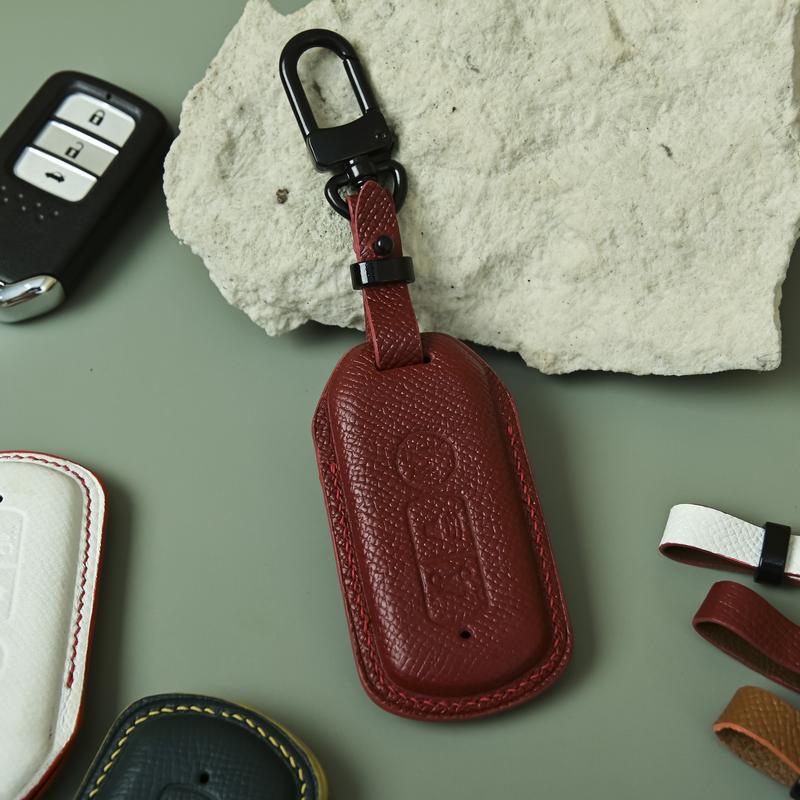 Bao Da Chìa Khóa Honda Xe Máy SH Mode, PCX, SH, Cub 125, ADV - Chế Tác Bằng Da Thật Móc Khoá