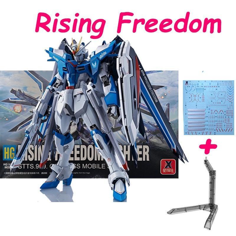  Mô Hình Lắp Ráp HG Rising Freedom X  Tặng kèm decal nước + base  