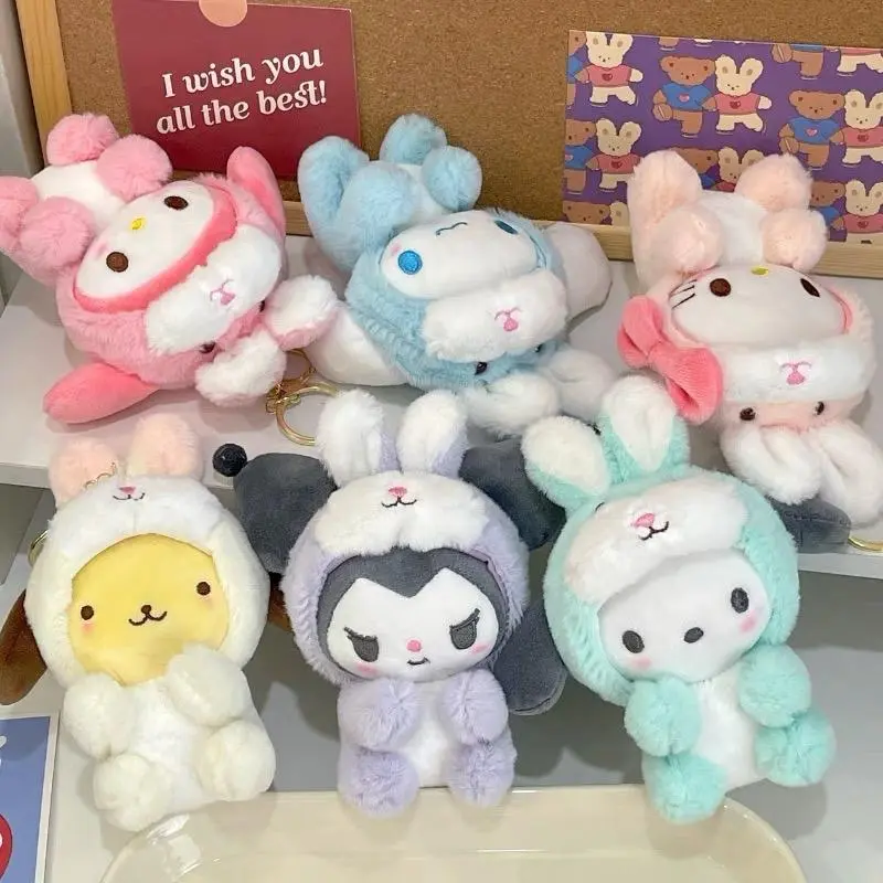 Móc khóa gấu bông, Móc Khóa Kami Cinnamo , móc treo balo Đáng Yêu Móc Chìa Khoá Móc Khoá 7