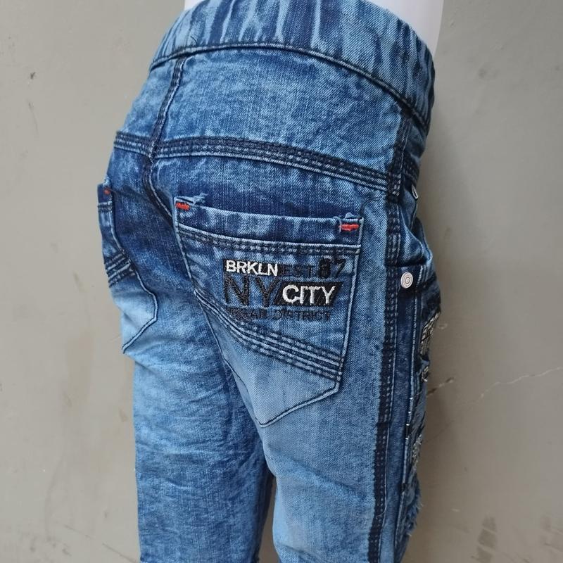 Celana pendek jeans anak laki2 usia 1-12 tahun motif bordir anak cowok keren dan modis 4