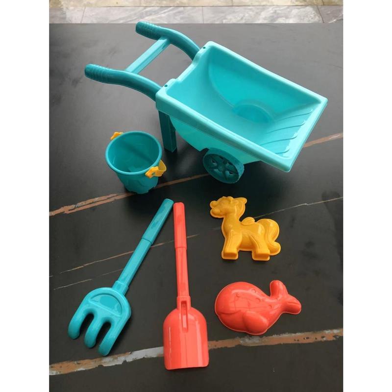 Product Introduction of Creative Multicolor Beach Toys Set Sand Mold Watering Kettle Sand Toy Bucket Shovel Outdoor Game Digging Sand Kit Gift 28