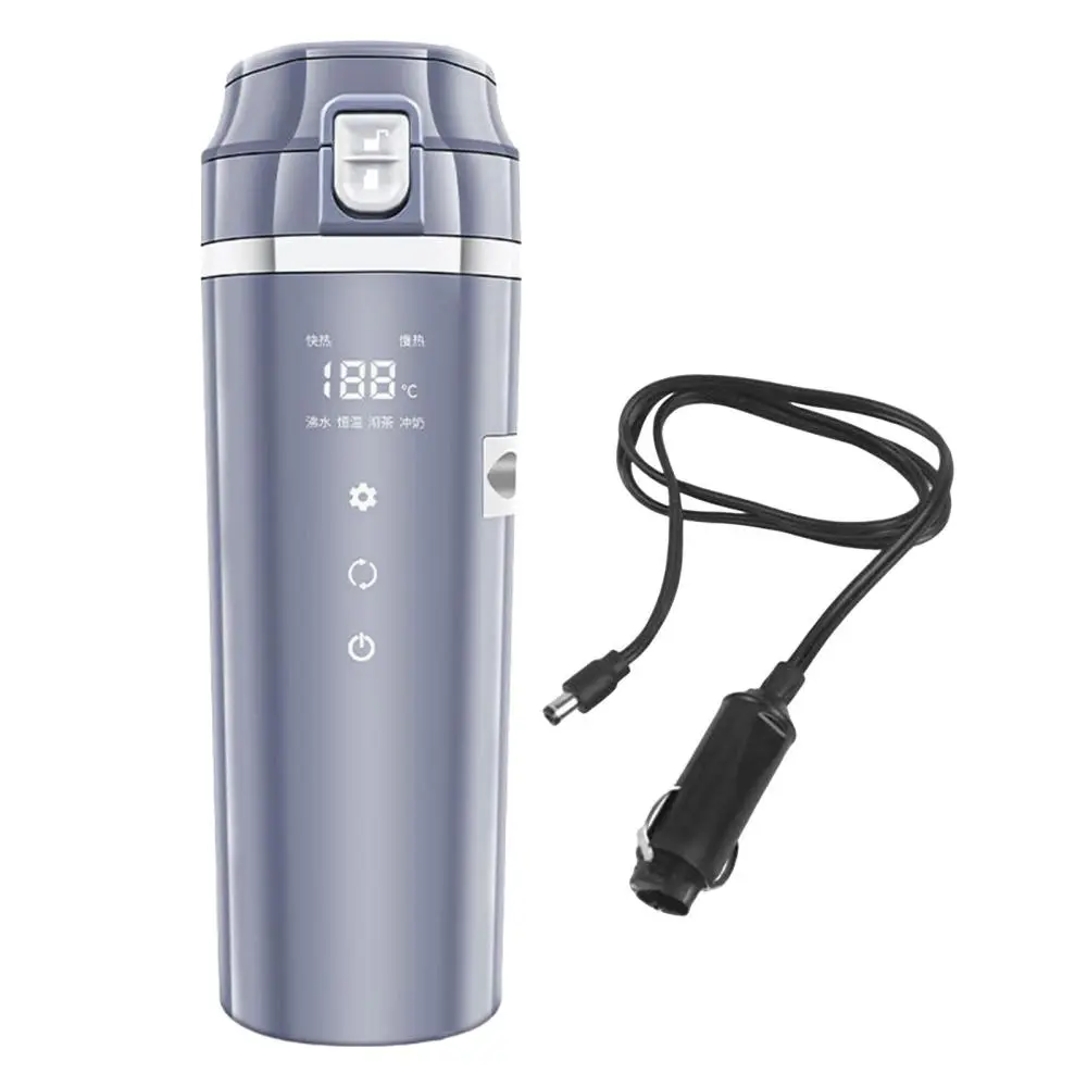 Ấm Đun Nước Xe Hơi 12V 24V, Nồi Hơi Sưởi Ấm Thông Minh, Cốc Xe Hơi, Ấm Đun Nước Điện Để Pha Trà, Cà Phê, Sưởi Ấm Nước, Sữa, Trường Học